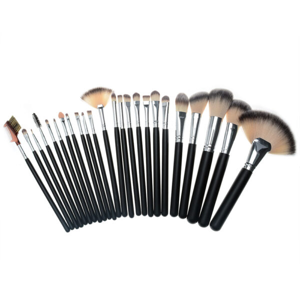 Black 24pcs Professional MakeUp Brush Set