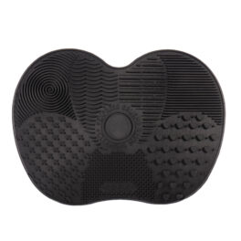 Black MakeUp Brush Cleaner Mat