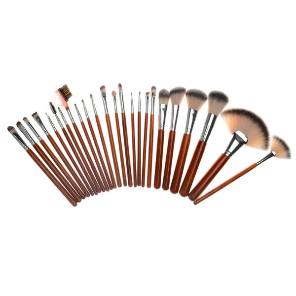 Brown 24pcs Professional MakeUp Brush Set