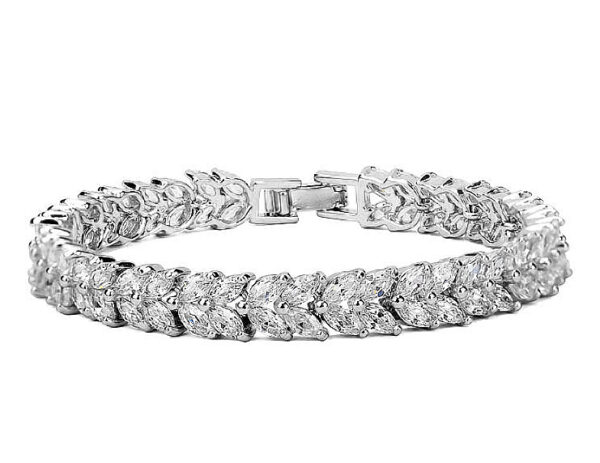 Oval Marquise Diamond Cut LRB Bracelet