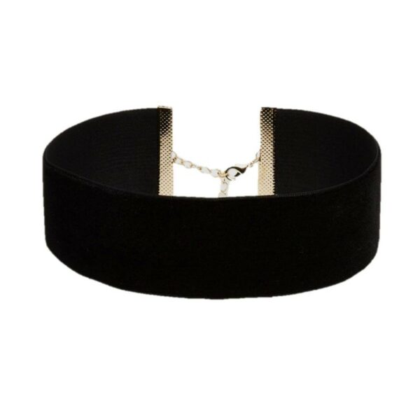 Black Wide Velvet Choker