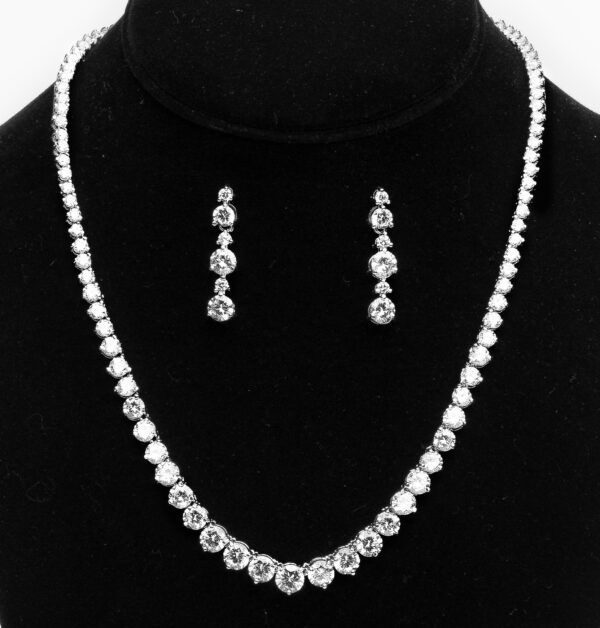Classic Aduke Fine Jewellery Set (With Earrings & Bracelet) - Image 2