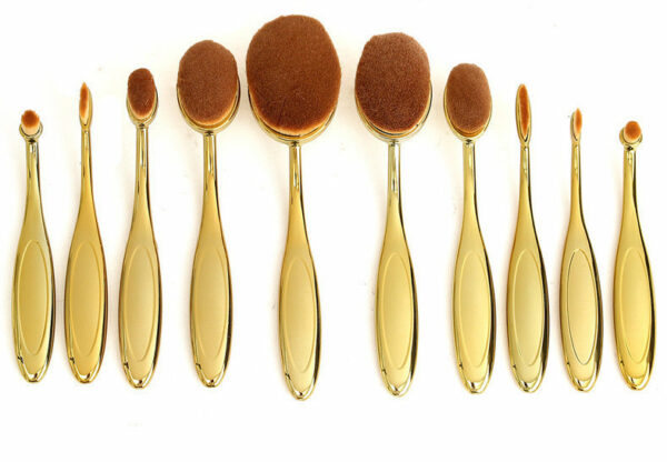 Gold Flawless Make Up Brush Set