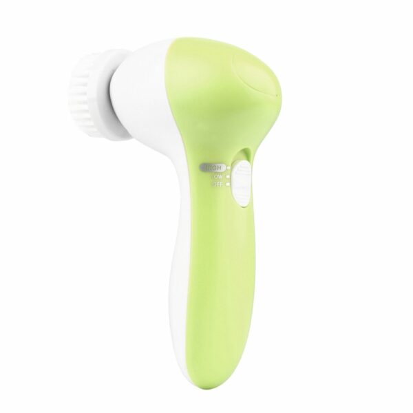5-In-1 Electronic Face Brush - Green