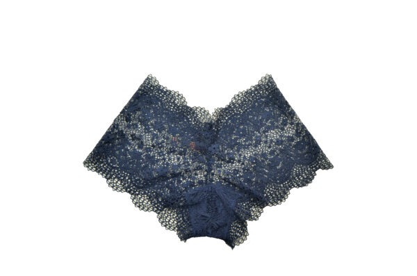 Black Vintage Lace French Knickers