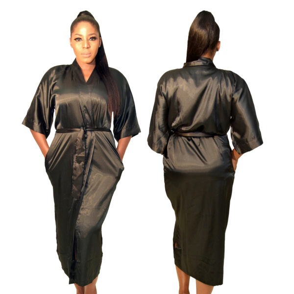 Classic Robe - Black - Image 3