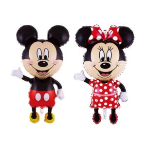 Large Red Potta Dot Minnie Mouse Balloon