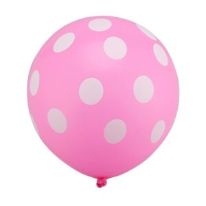 Pink/White Polka Dots Balloon