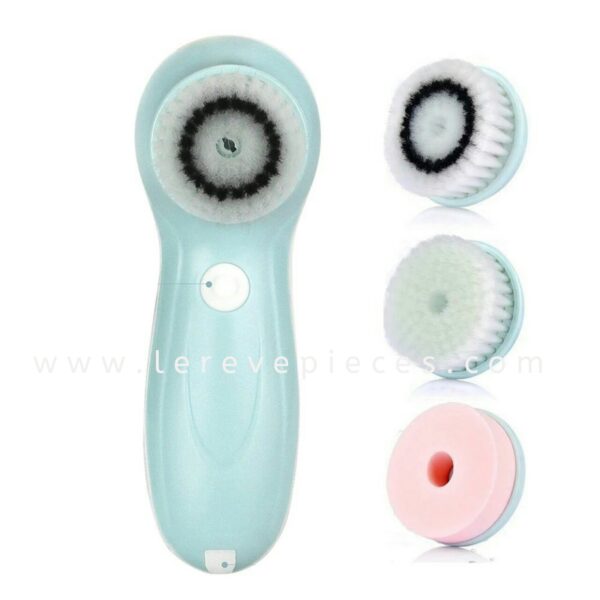 Light Blue 3 in 1 Face Brush