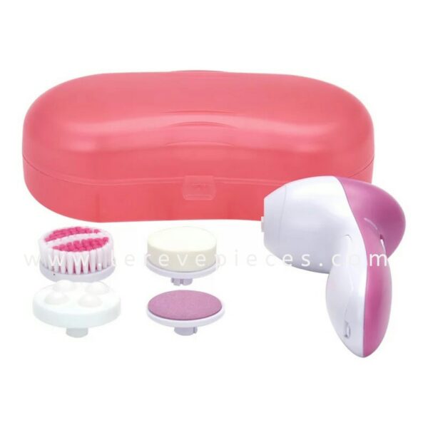 Pink 4 in 1 Face Brush With Case