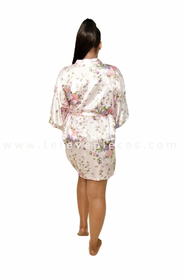 Pink Floral Robe - Image 3