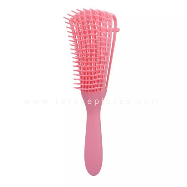 Pink Natural Hair Detangler Comb