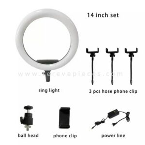 14 Inches Ring Light With Tripod & Bag