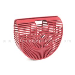 Red Wooden Chic Bag (Large)