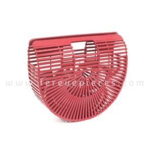 Red Wooden Chic Bag (Large)