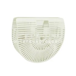 White Wooden Chic Bag (Large)