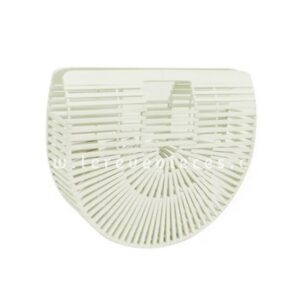 White Wooden Chic Bag (Large)