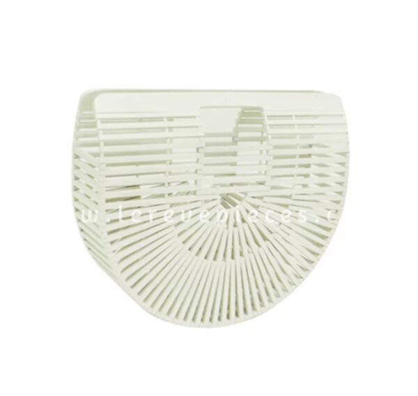 White Wooden Chic Bag (Large)