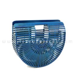 Blue Wooden Chic Bag (Large)