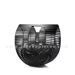 Black Wooden Chic Bag (Large)