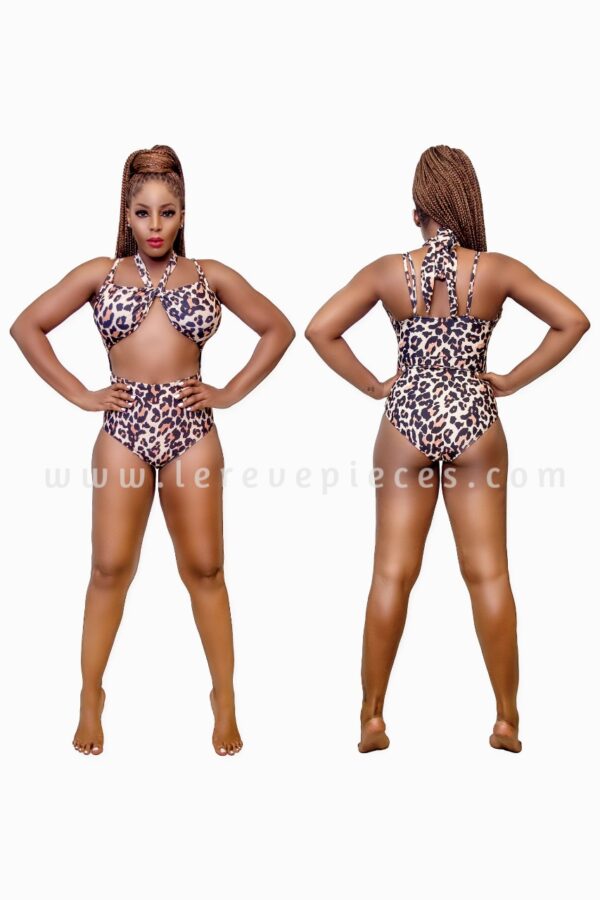 Leopard Multi-Way One Piece Swimwear - Image 3