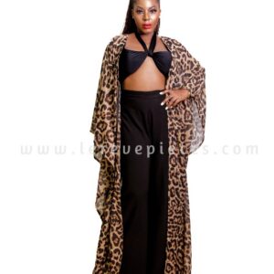 Jaguar Throw On Kimono Cover Up