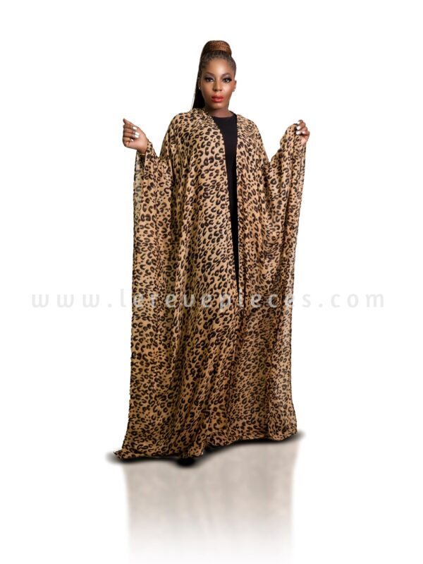 Cheetah Girl Throw On Kimono Cover Up