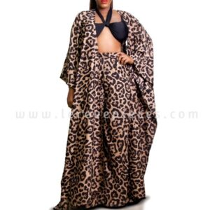 Lady Jaguar Throw On Kimono Cover Up 2 Piece
