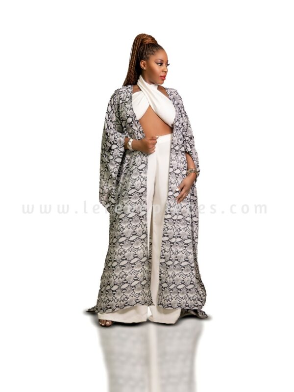 Snake Print Throw On