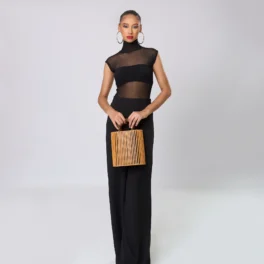 High-neck Body Suit Sleeveless Top