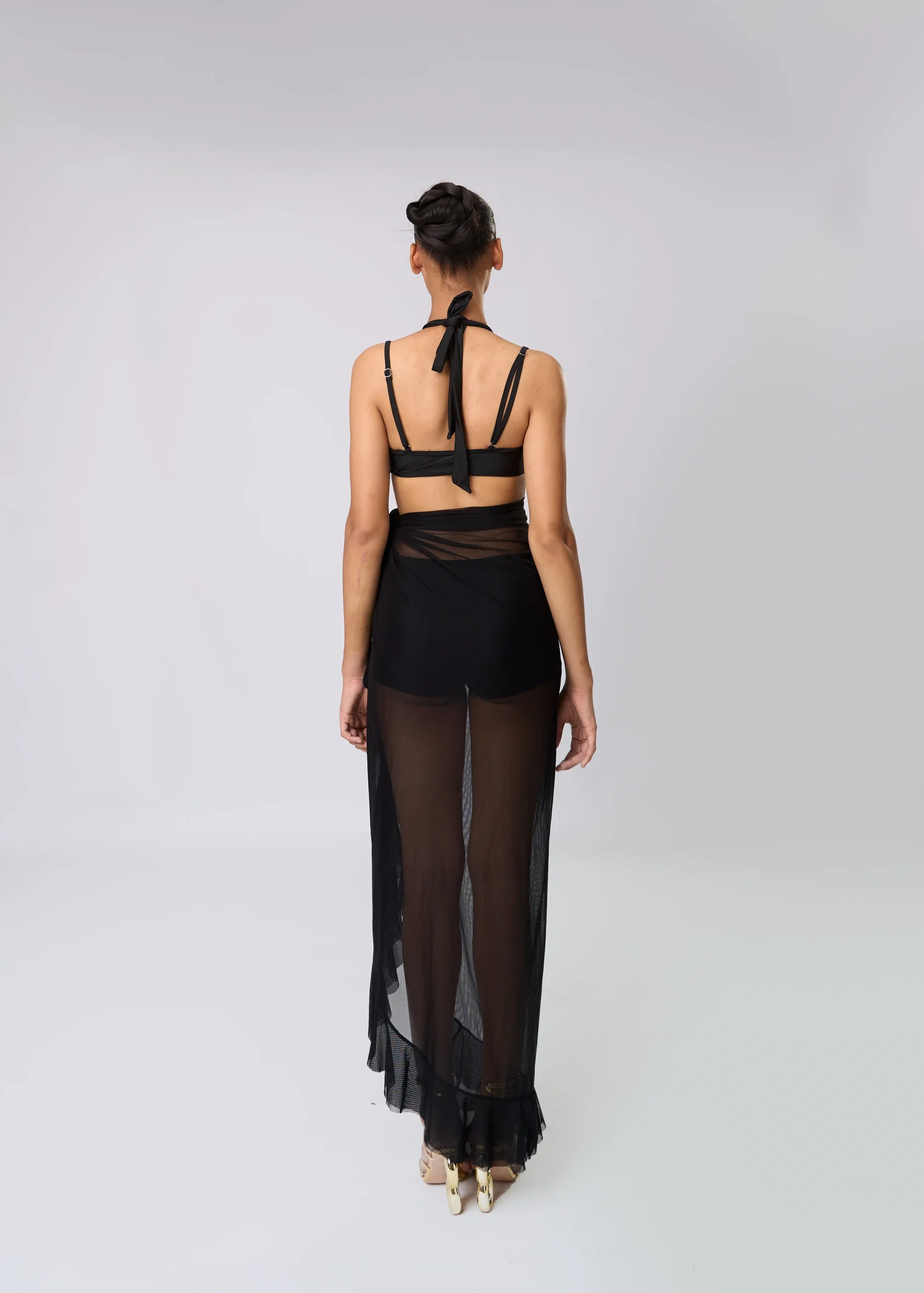 Sheer Goddess Wrap Skirt