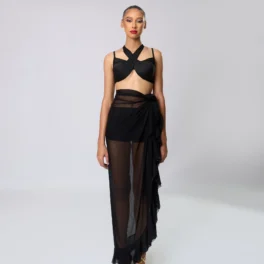 Sheer Goddess Wrap Skirt