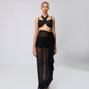 Sheer Goddess Wrap Skirt