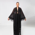 The Sweetest Sheer Befringed Kimono